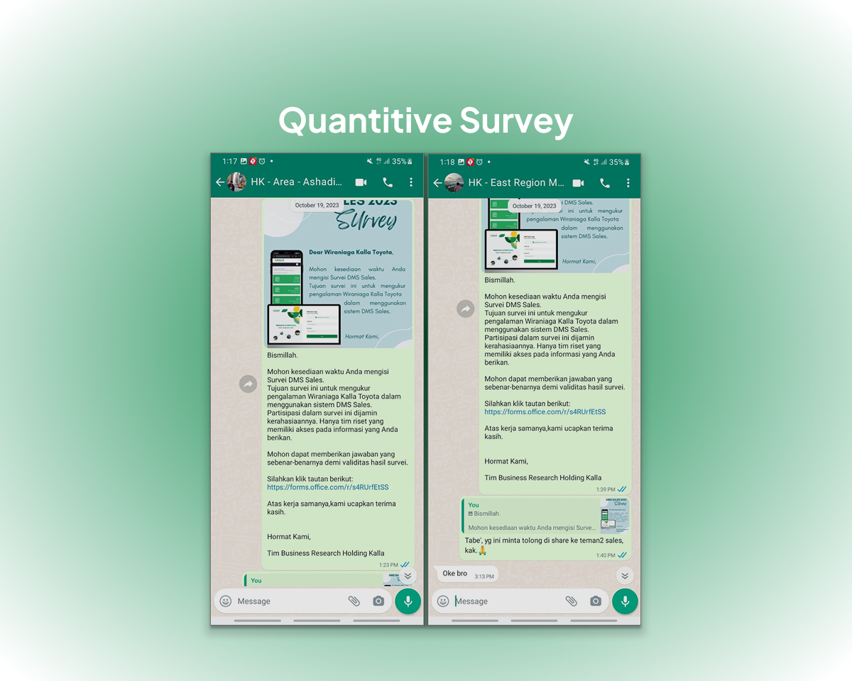UX Research Quantitive Survey